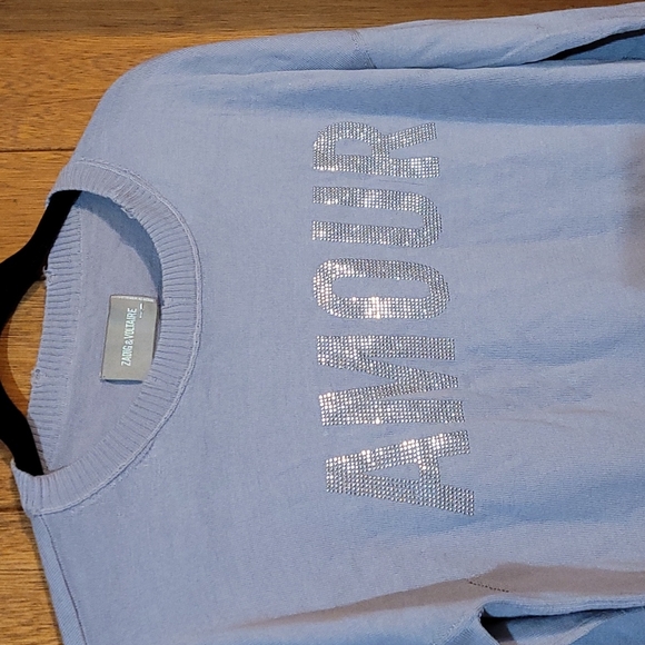 Zadig & Voltaire GABY AMOUR top BNWOT - Picture 3 of 8